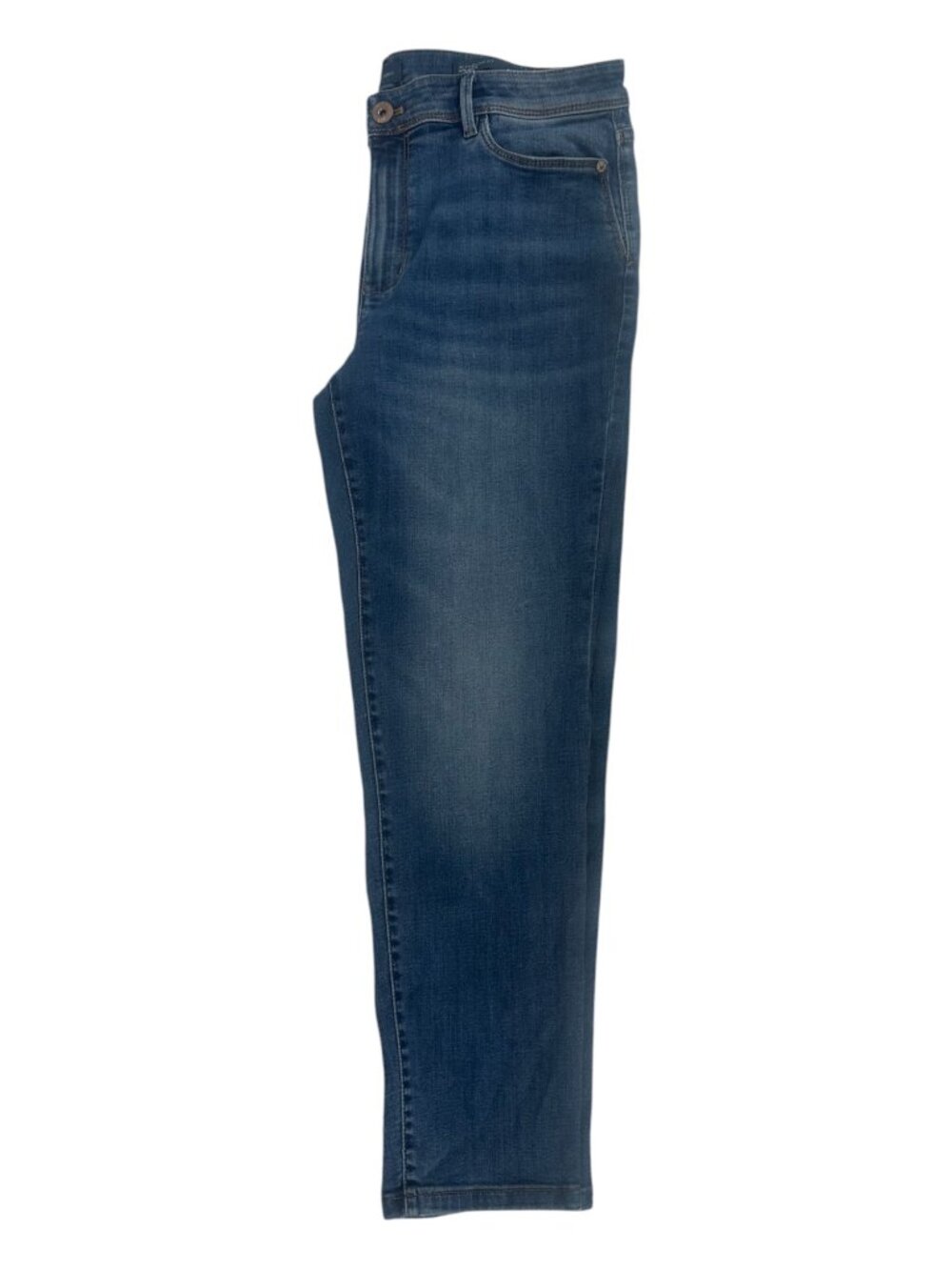 J Jill Authentic Fit Slim Ankle Jeans Womens 12 Medium Wash Blue Denim Stretch - Picture 10 of 11